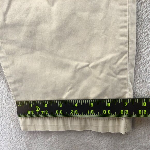 Lee Womens Cargo Pants Size 10M Relaxed Fit Beige Straight Leg Elastic Waist Tan - Picture 8 of 16